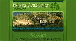 Desktop Screenshot of bigpinecampground.com