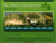 Tablet Screenshot of bigpinecampground.com